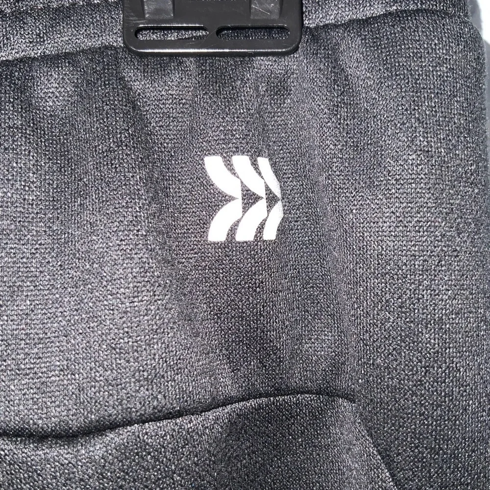 All In Motion Girls Black & Gray Animal Print Leggings & Black Sweat Pants XL 14